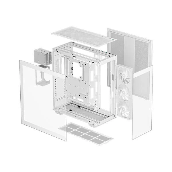 DeepCool CH780 ARGB (E-ATX) Full Tower Cabinet (White) R-CH780-WHADE41-G-1