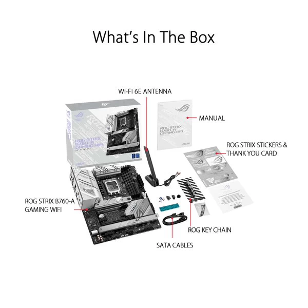 ASUS ROG Strix B760-A Gaming WIFI DDR5 B760 Motherboard