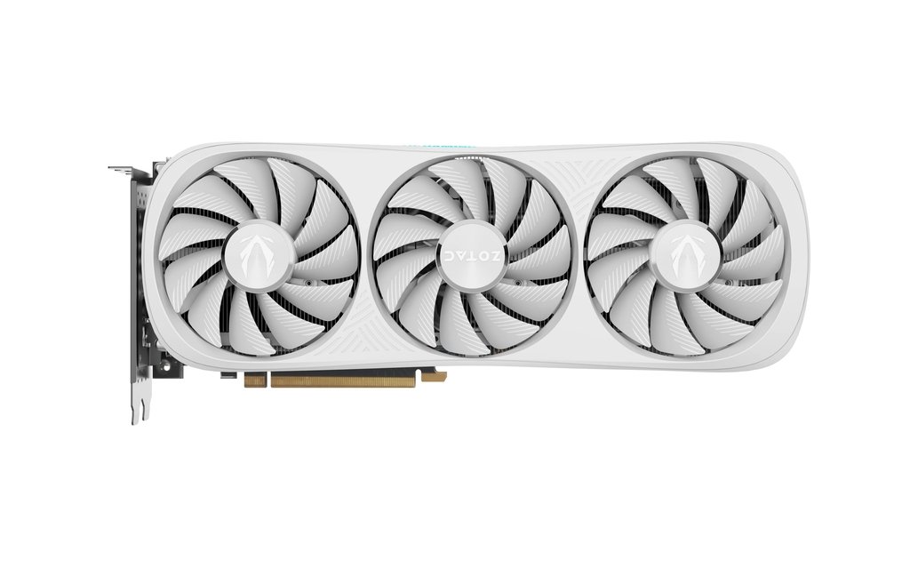 ZOTAC GAMING GeForce RTX 4070 Ti SUPER Trinity OC White Edition 16GB GDDR6X Graphic Card ZT-D40730Q-10P