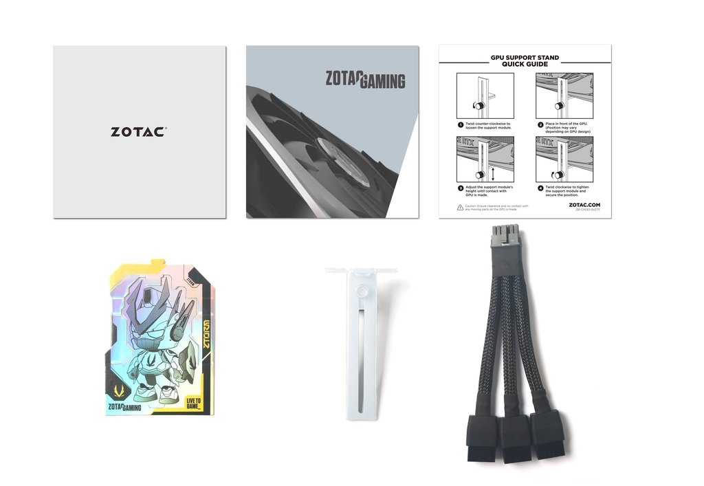 ZOTAC GAMING GeForce RTX 4070 Ti SUPER Trinity OC White Edition 16GB GDDR6X Graphic Card ZT-D40730Q-10P