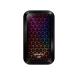 ADATA RGB SE770G 1TB USB3.2 Type-C Fast Transfer Gaming and Personal External SSD ASE770G-1TU32G2-CBK