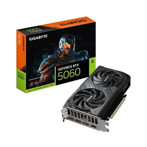 Gigabyte RTX 5060 Windforce MAX OC 8GB GDDR7 Graphics Card GV-N5060WF2MAX OC-8GD