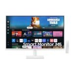 Samsung M5 White 32 Inch 60Hz 1920 x 1080 Resolution 4ms Response Time VA Panel Smart Gaming Monitors LS32DM501EWXXL