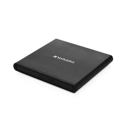 Verbatim Portable Mobile DVD ReWriter USB 2.0 Black Light Version 53504-1