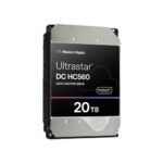 WD Ultrastar 20TB DC HC555 Enterprise Hard Drive SATA 512MB Cache RPM 7200 WUH722020CLE6L4