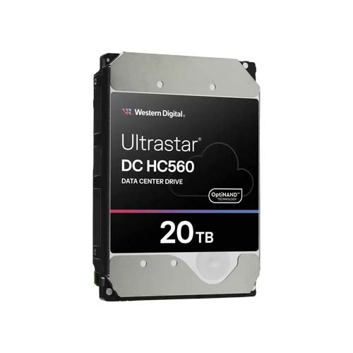 WD Ultrastar 20TB DC HC555 Enterprise Hard Drive SATA 512MB Cache RPM 7200 WUH722020CLE6L4