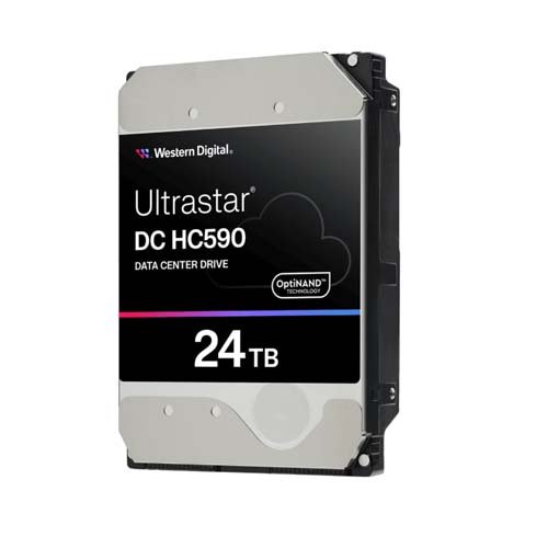 WD Ultrastar DC HC590 24TB 7200 RPM SATA Enterprise Hard Drive WUH722624ALE6L4