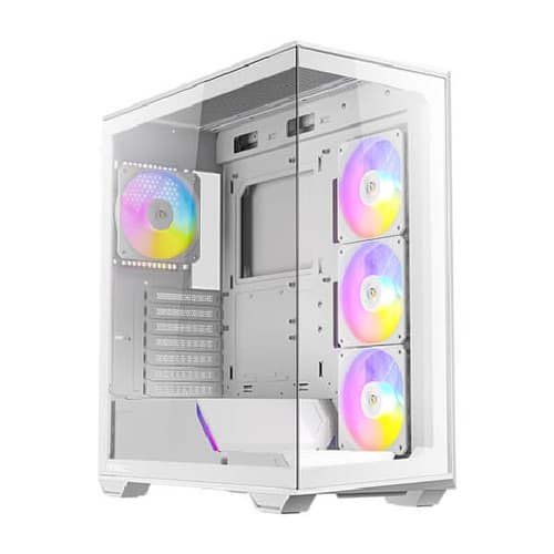 Antec C3 ARGB White ATX Mid Tower Constellation Series Case