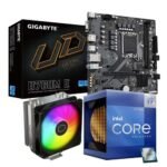 Intel Core i9-12900K Processor Gigabyte B760M E DDR5 Motherboard Hyper 212 Spectrum Cooler Bundle