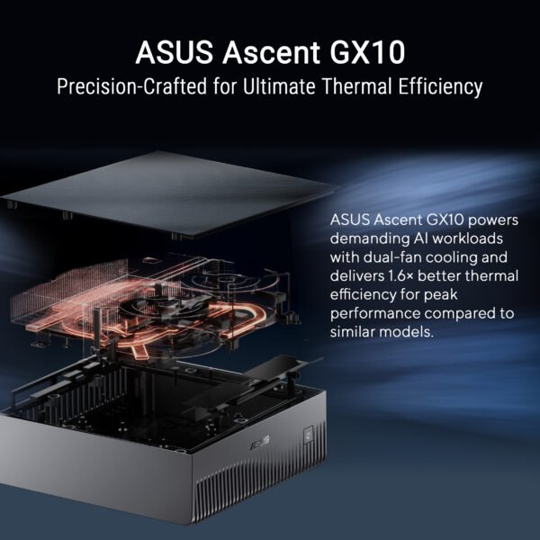 Buy ASUS Ascent GX10 (4TB) Compact Desktop AI Supercomputer in