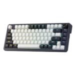 Redragon Ucal Pro K673 Pro - 75% Wired+2.4Ghz+Bluetooth Mechanical Keyboard White and Black (Linear Red Switch)