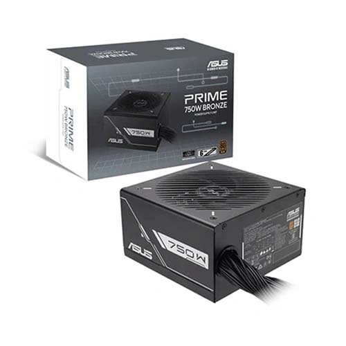 Asus Prime 750 Watt 80 Plus Bronze SMPS Power Supply PRIME-750B-BLACK