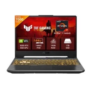 Asus TUF A15 15.6 Inch R7-7445HS 16GB RAM 1TB SSD RTX3050 GPU Gaming Laptop FA506NCG-HN251WS