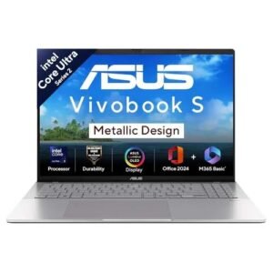 Asus VIVOBOOK S16 16.0 Inch Intel core Ultra 5 225H 16GB RAM 512GB SSD Integrated GPU Gaming Laptop S3607CA-SH071WS