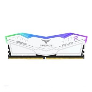 TeamGroup Delta RGB Single 16GB (1x16GB) 6000 MHz DDR5 CL38 White Memory FF4D516G6000HC38G01