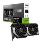 ASUS Dual GeForce RTX 5070 12GB GDDR7 OC Graphic Card DUAL-RTX5070-O12G