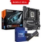 HyperCore i9 Performance Kit Intel Core i9-14900K Processor Bundle with GIGABYTE Z790 Eagle AX, 16GB DDR5 RAM & Air Cooler