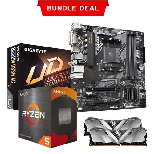 Performance Pro 5600X Bundle with GIGABYTE B550M DS3H AC & 16GB RAM