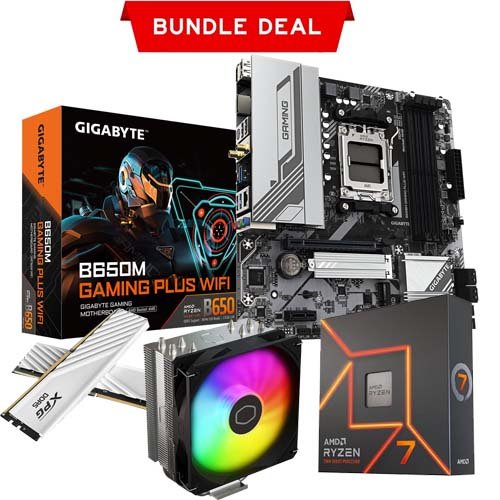 Performance Pro 7600X Bundle with GIGABYTE B650M Gaming WIFI, 16GB DDR5 RAM & Air Cooler