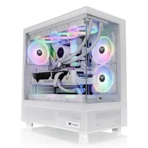 Thermaltake View 270 TG ARGB White E-ATX Mid Tower Cabinet CA-1Y7-00M6WN-03