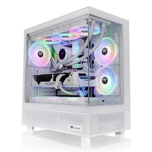 Thermaltake View 270 TG ARGB White E-ATX Mid Tower Cabinet CA-1Y7-00M6WN-03
