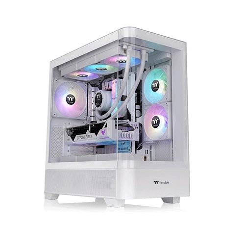 Thermaltake View 290 TG ARGB Snow White ATX Mid Tower Cabinet CA-11G-00M6WN-00