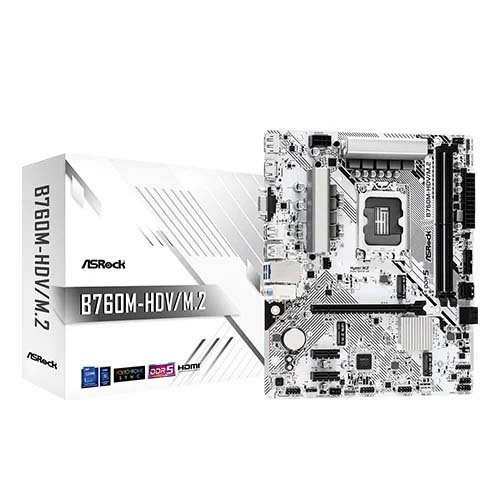 ASRock B760M HDV-M.2 DDR5 M-ATX Motherboard