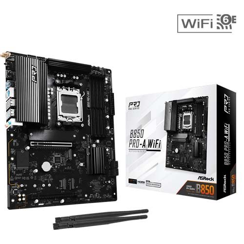 ASRock B850 Pro-A WiFi 6E ATX Motherboard