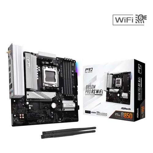 ASRock B850M PRO RS WIFI AM5 AMD Micro ATX Motherboard