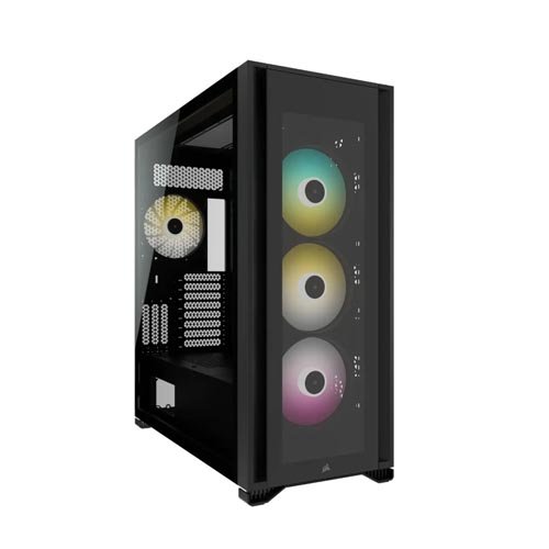 Corsair iCUE 7000X RGB Tempered Glass Full-Tower ATX PC Black Cabinet CC-9011226-WW