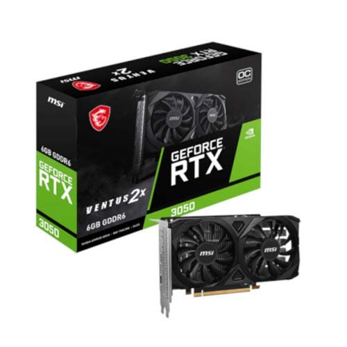 MSI GeForce RTX 3050 Ventus 2X E 6G OC 6GB GDDR6 Graphic Card-1