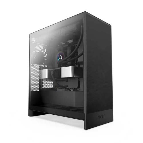 NZXT H7 Flow Mid Tower ATX Airflow Cabinet Matte Black CM-H72FB-01