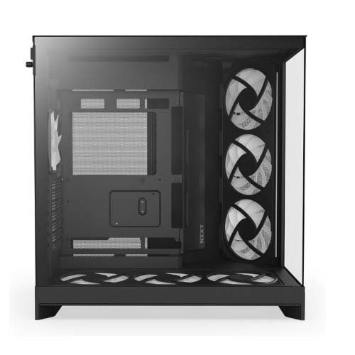 NZXT H9 Flow RGB+ Plus ATX Mid Tower Cabinet Black CM-H92FB-P1-1