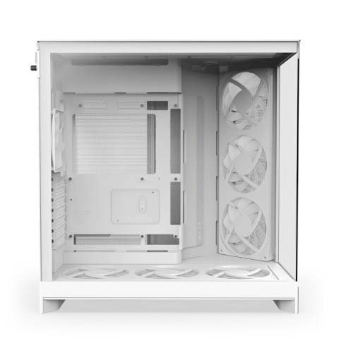 NZXT H9 Flow RGB+ plus ATX Mid Tower Cabinet White CM-H92FW-P1-1