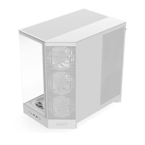 NZXT H9 Flow RGB+ plus ATX Mid Tower Cabinet White CM-H92FW-P1-2