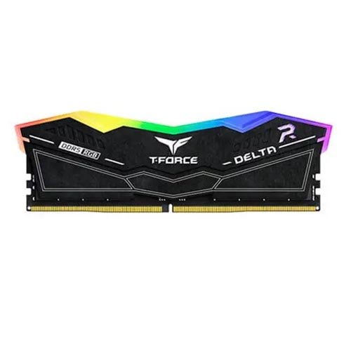 TeamGroup T-Force Delta RGB 32GB (32GBx1) DDR5 6000MHz Desktop Memory (Black) FF3D532G6000HC38J01