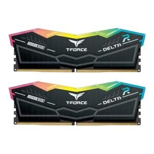 TeamGroup T- Force Delta RGB 64GB (32GBx2) 6400MHz CL40 DDR5 RAM FF3D564G6400HC40BDC01