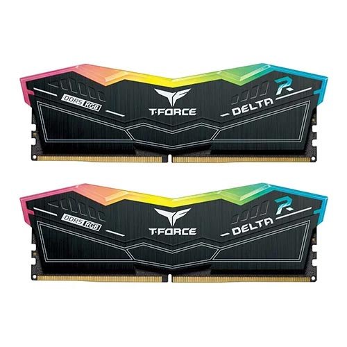 TeamGroup T- Force Delta RGB 64GB (32GBx2) 6400MHz CL40 DDR5 RAM FF3D564G6400HC40BDC01