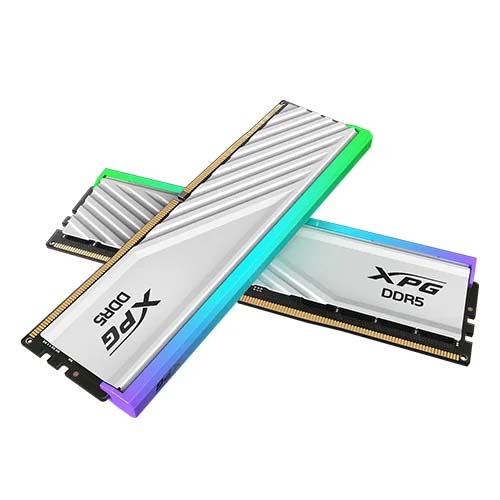 ADATA XPG LANCER BLADE RGB 32GB 2 x 16GB DDR5 6000Mhz CL34 White Desktop Memory AX5U6000C3416G-DTLABRWH
