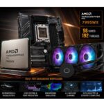 Workstaion Bundle AMD Ryzen Threadripper PRO 7995WX + ASRock TRX50 WS + MasterLiquid PL360 TR5-SP6 Cooler