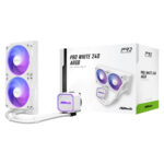 ASRock Pro White 240 ARGB All-in-One Liquid CPU Cooler 90-APRA24-WAAGA6