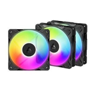 Arctic P12 Pro Reverse ARGB 120mm Triple Pack Cabinet Fan ACFAN00333A