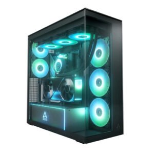Arctic Xtender VG ARGB Mirror Black E-ATX Mid Tower Case ACPCC00019A