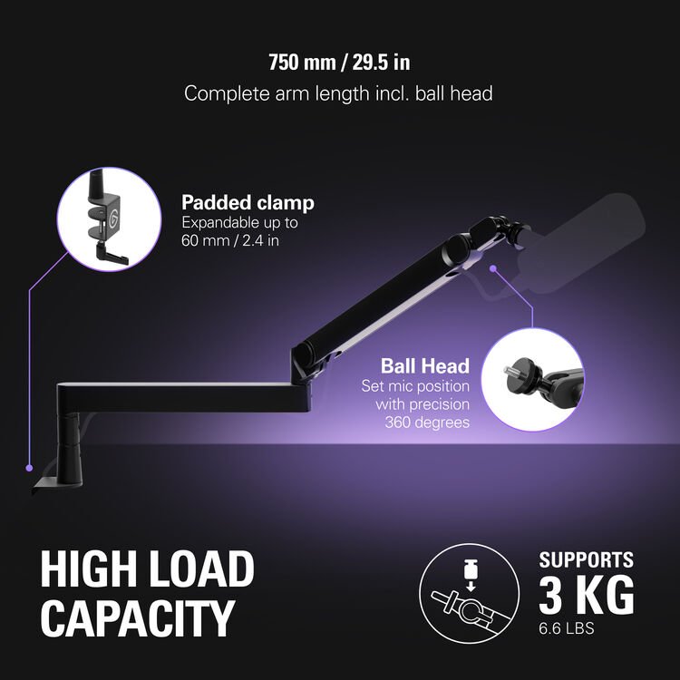 Elgato Wave Mic Arm Pro (Black) 10AAT9901-5