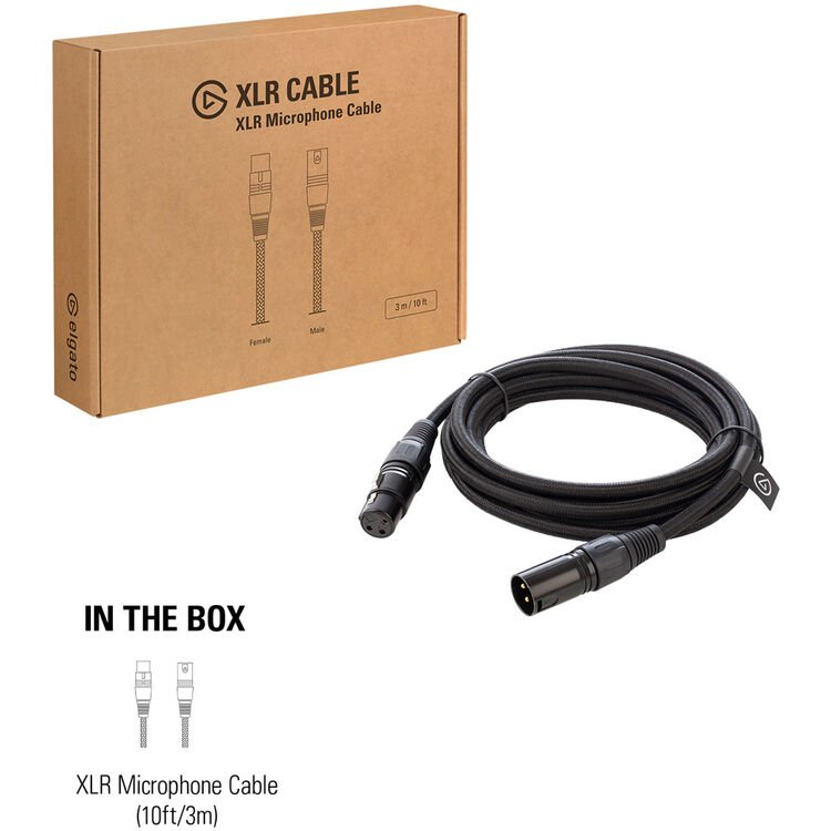 Elgato XLR Microphone Cable (10') 10CAL9901-1