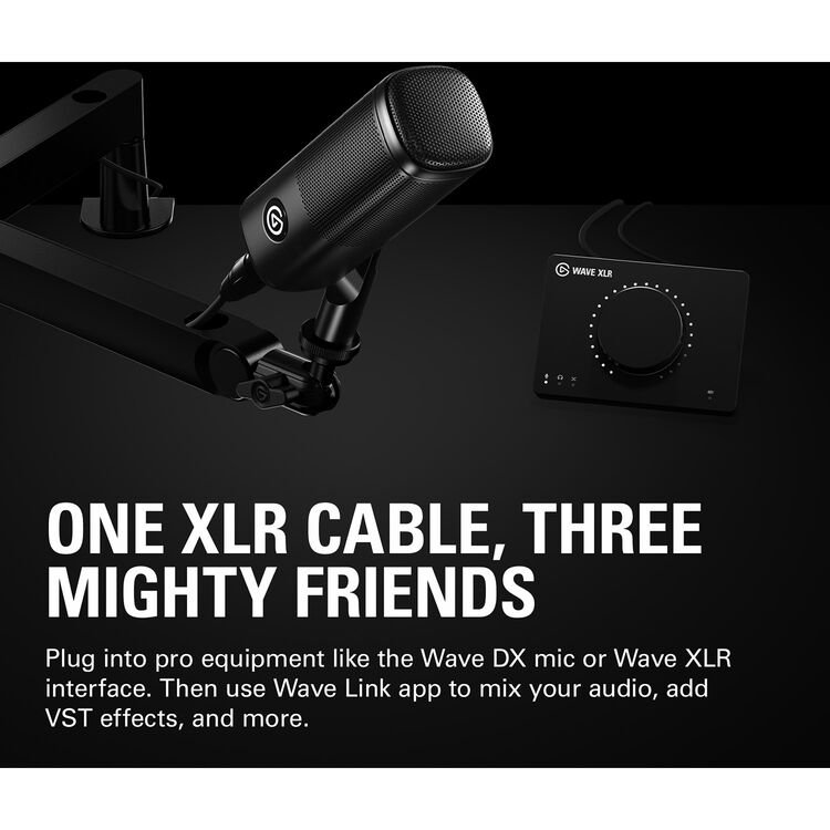 Elgato XLR Microphone Cable (10') 10CAL9901-4