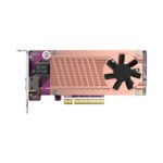 QNAP QM2-2P10G1TB Dual M.2 2280 PCIe NVMe SSD & 10GbE Expansion Card