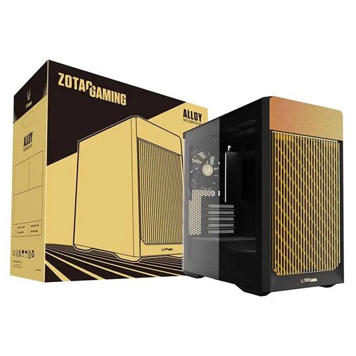 ZOTAC Gaming Alloy mATX Cabinet Black ZC-MAB3F-01