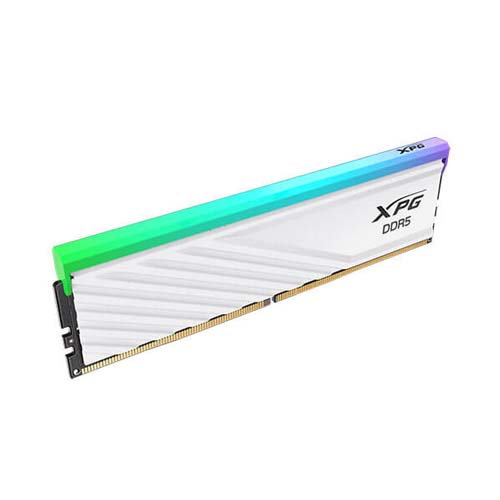 ADATA XPG LANCER BLADE RGB 16GB DDR5 6000Mhz CL30 White Desktop Memory AX5U6000C3016G-SLABRWH