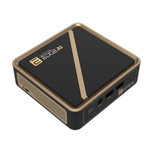 Sapphire EDGE AI 340 Barebone AMD Ryzen AI 5 340 With 2xSODIMM DDR5, 3xM.2 Slots 4H020-06-40G